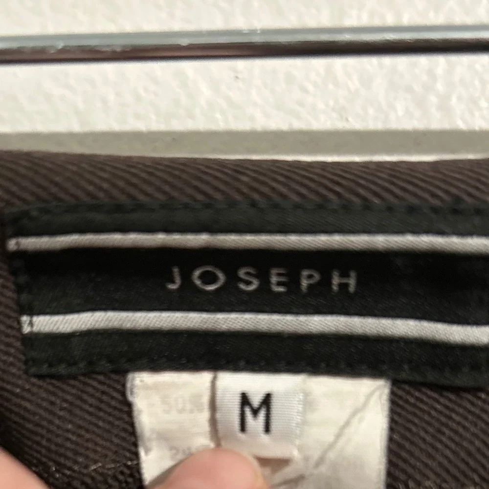 Joseph‎ Brown Slim Fit Stretch Career Pants Womens Size Medium